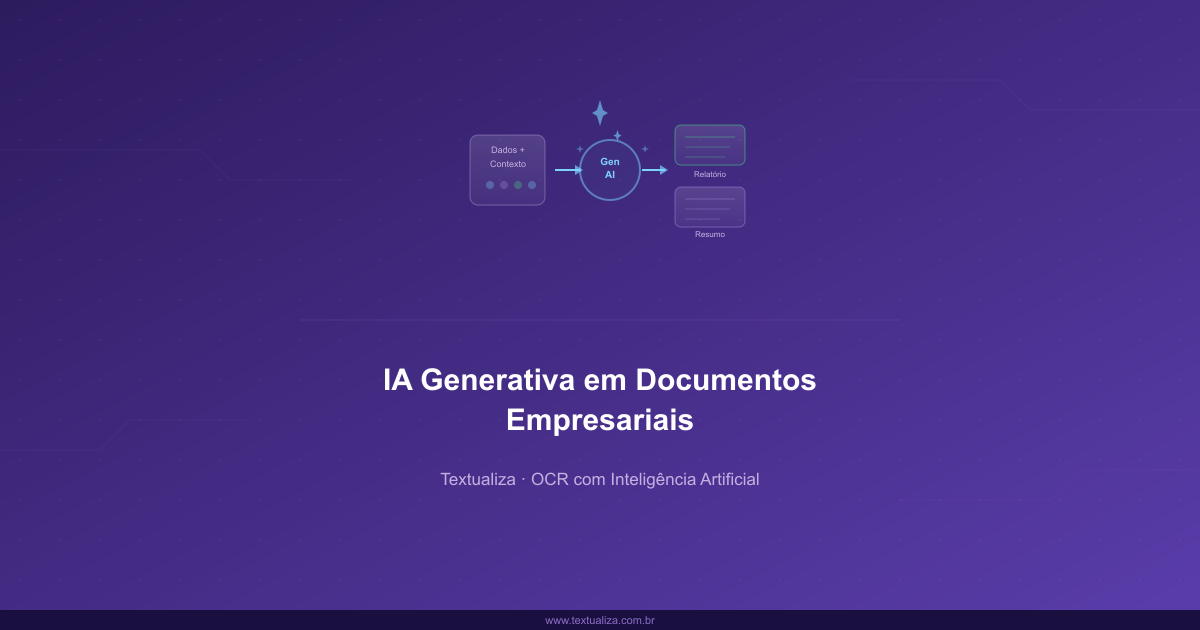 Inteligência artificial generativa aplicada a documentos empresariais
